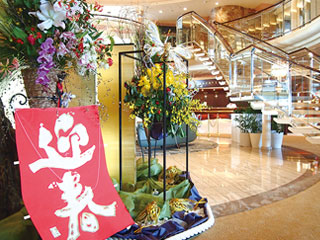 船内で迎える新年〈イメージ〉