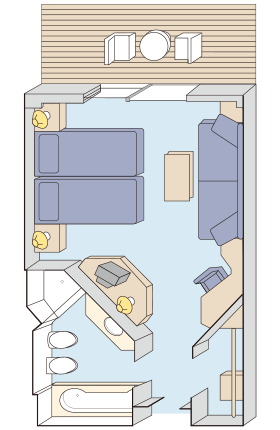 C スイート間取り図