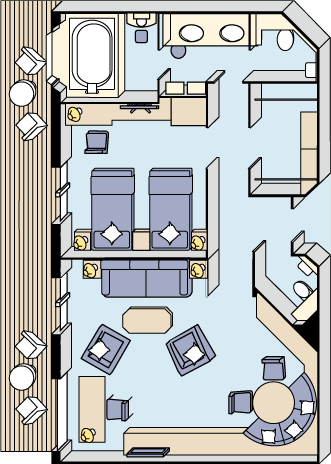 S ロイヤルスイート間取り図