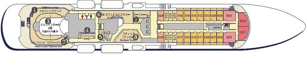 5階のフロア図