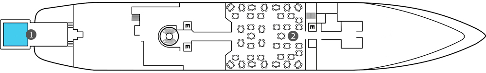 デッキ3のフロア図