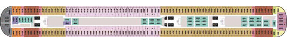 デッキ8のフロア図