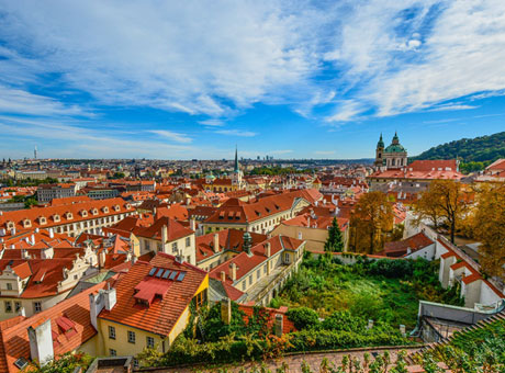 プラハの街並み