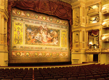 ドレスデン国立歌劇場（ゼンパーオパー）の緞帳